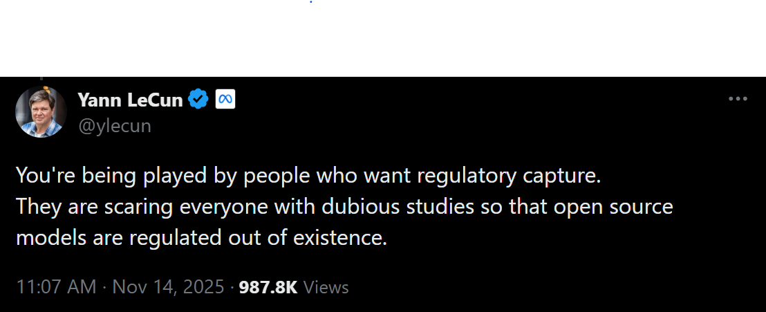 LeCun Tweet